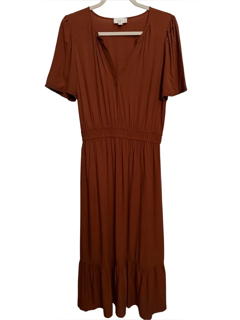 Ann Taylor LOFT maxi dress , Swiss dot ! Perfect for summer and fall ! Grab now